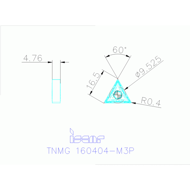 TNMG 160404-M3P IC8150