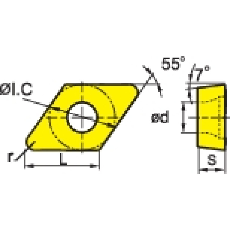 DCMT11T304-HR YBC351