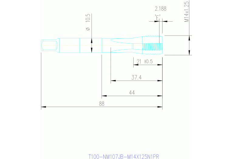 T100-NM107JB-M14X125N1PR