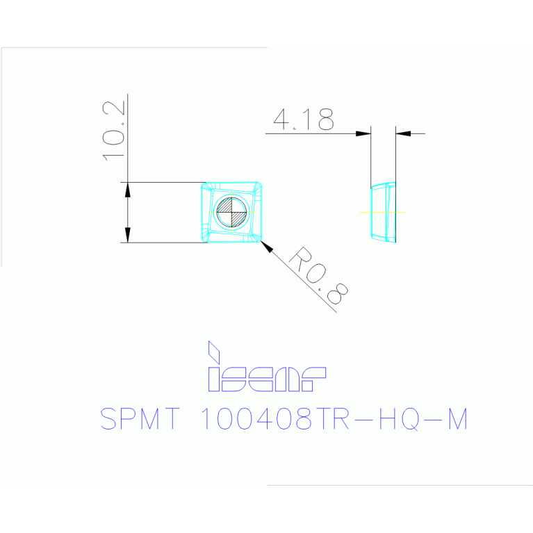 SPMT 100416R-HQ-M IC830