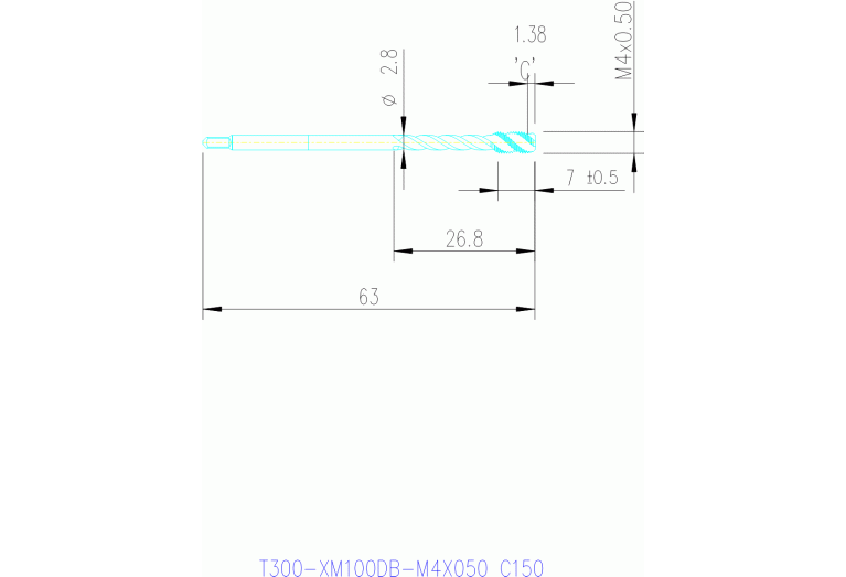 T300-XM100DB-M4X050 C110