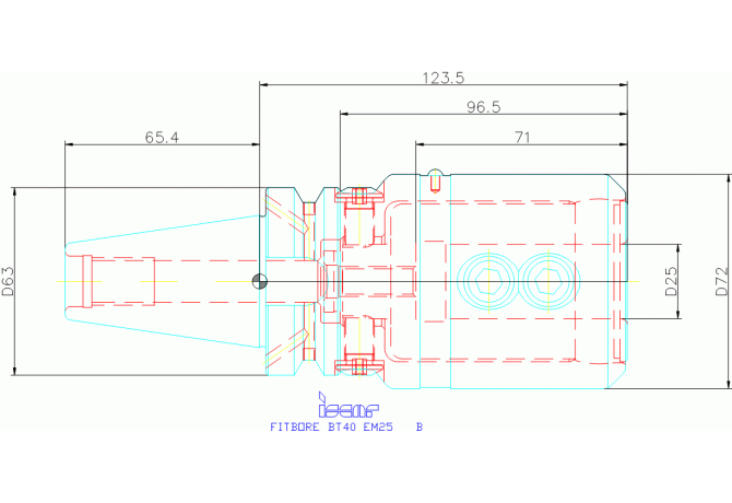 FITBORE BT40 EM25 B