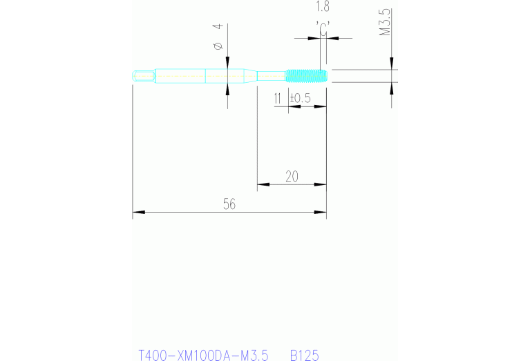T400-XM100DA-M3.5 B125