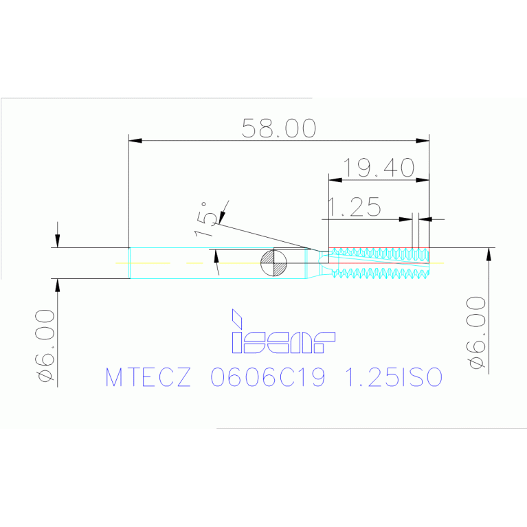 MTECZ 0606C19 1.25ISO IC908