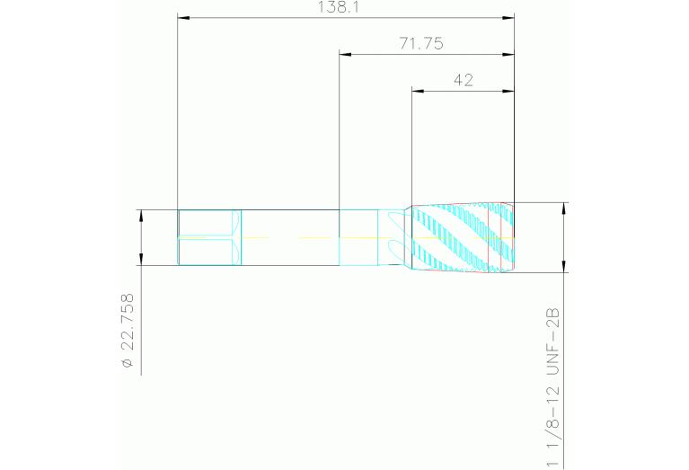 A23567-UNF1.1/8