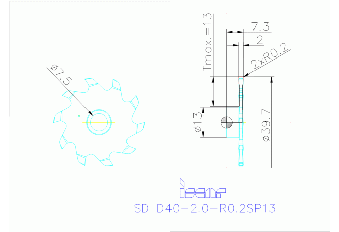 SD D40-2.0-R0.2SP13 IC908