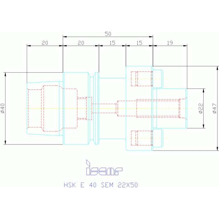 HSK E40 SEM 22X50