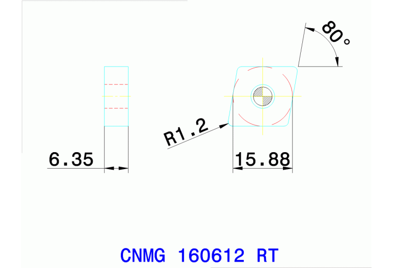 CNMG 160612 RT TT7015