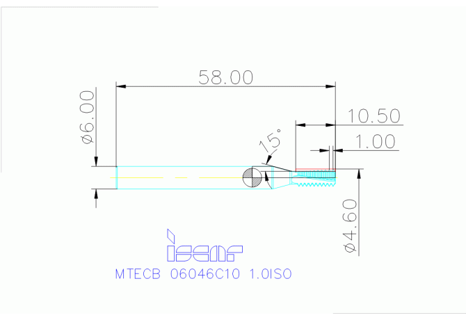 MTECB 06046C10 1.0ISO IC908