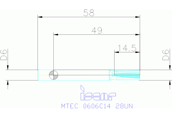 MTEC 0606C14 28UN IC908