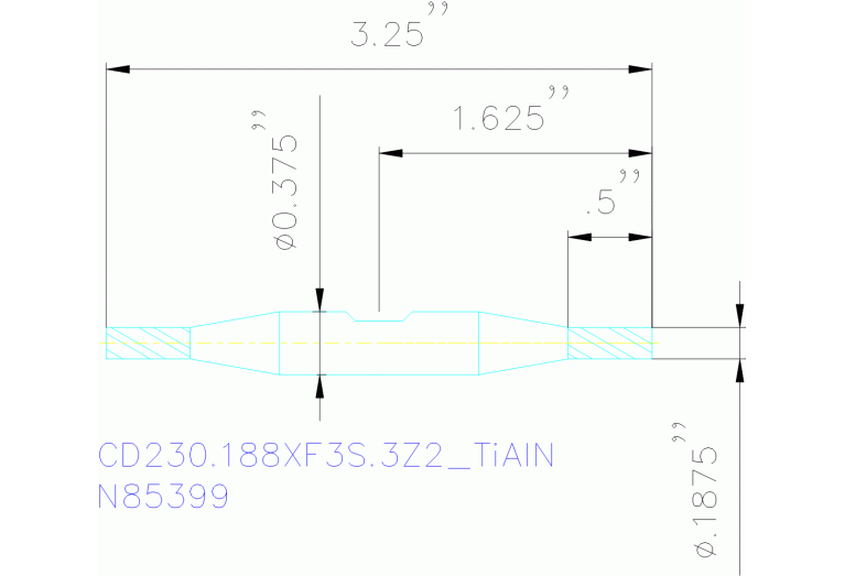 CD230.188XF3S.3Z2 TIALN