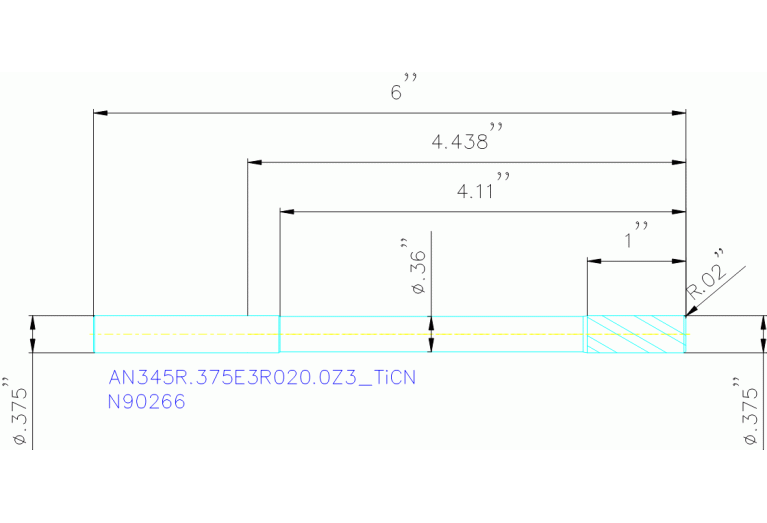 AN345R.375E3R020.0Z3 TICN