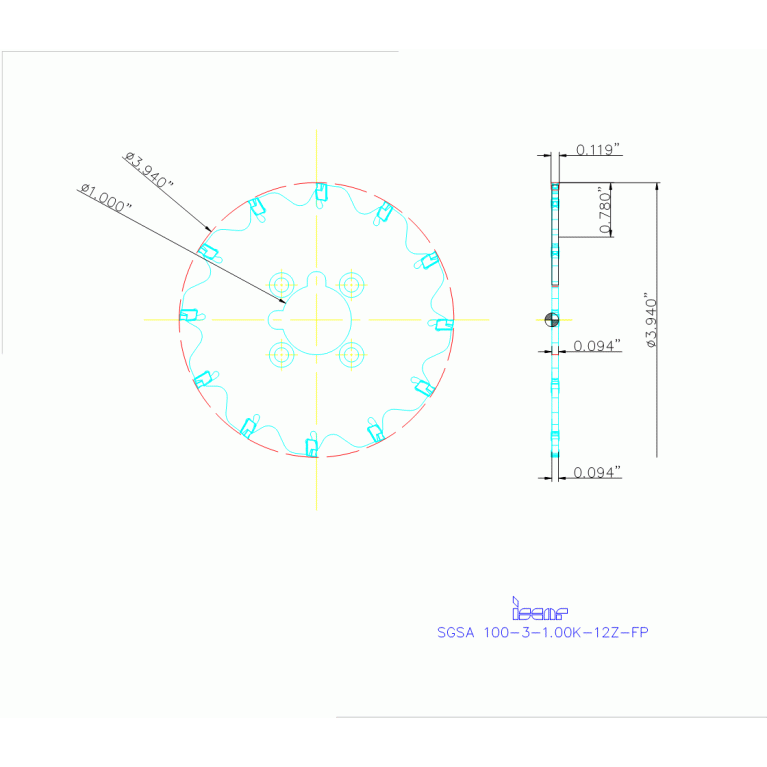 SGSA 100-3-1.00K-12Z-FP