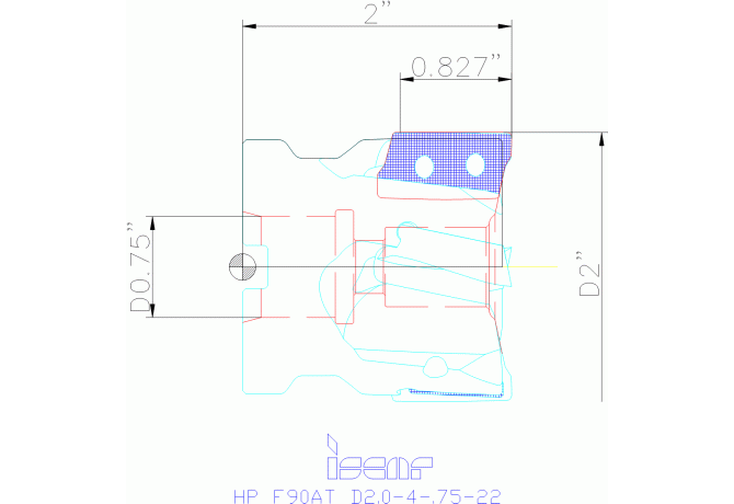 HP F90AT D2.0-4-.75-22