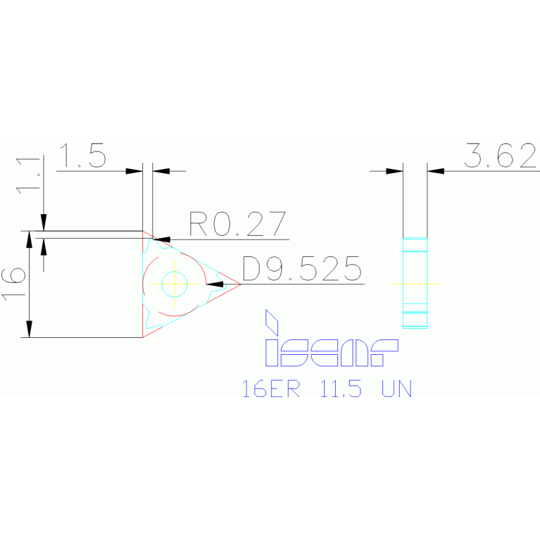16ER 11.5 UN IC908