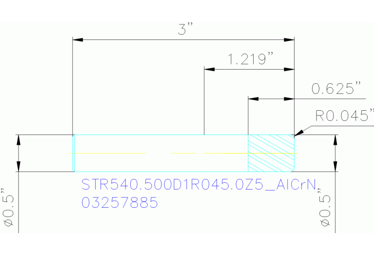 STR540.500D1R045.0Z5 ALCRN