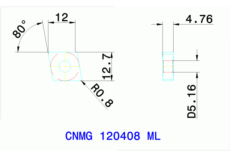 CNMG 120408 ML ZA TT5030