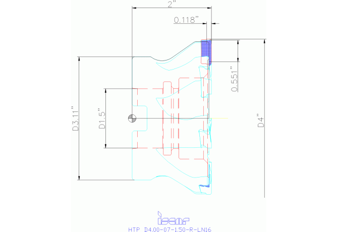 HTP D4.00-07-1.50-R-LN16