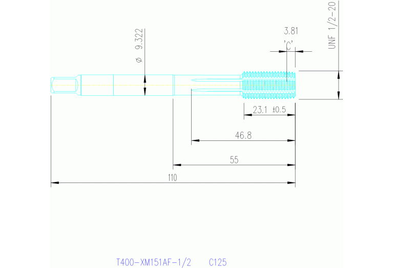 T400-XM151AF-1/2 C125