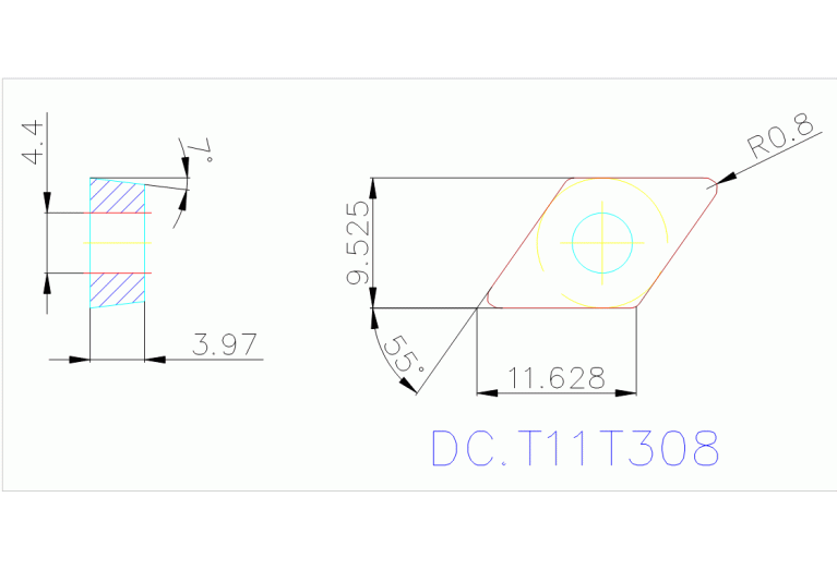 DCMT11T308-MW4 WKK10S