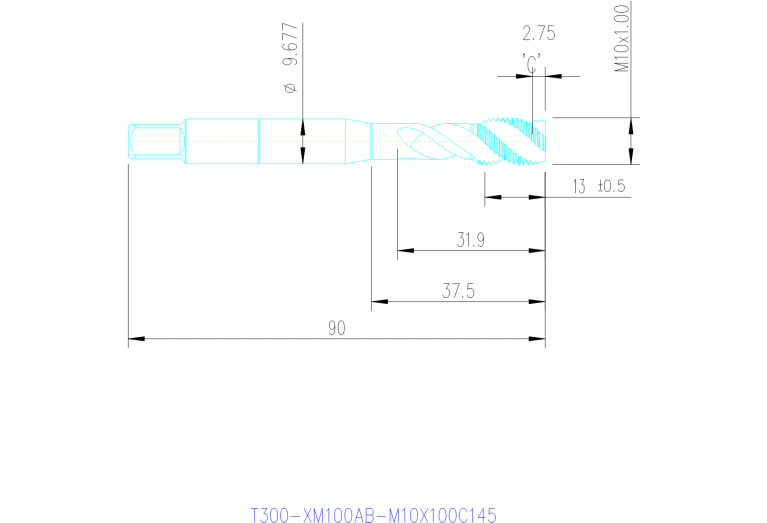 T300-XM100AB-M10X100C150