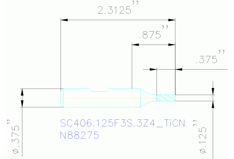 SC406.125F3S.3Z4 TICN