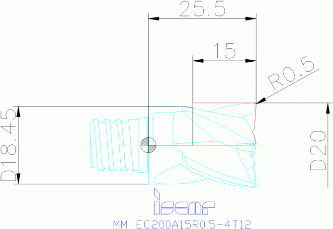 MM EC200A15R0.5-4T12 IC908
