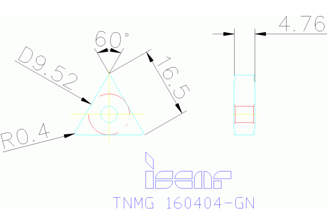 TNMG 160404-GN IC5005