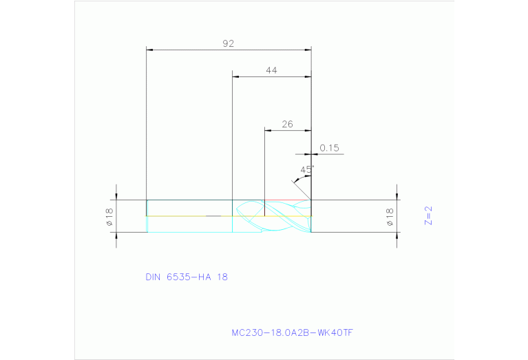 MC230-18.0A2B-WK40TF