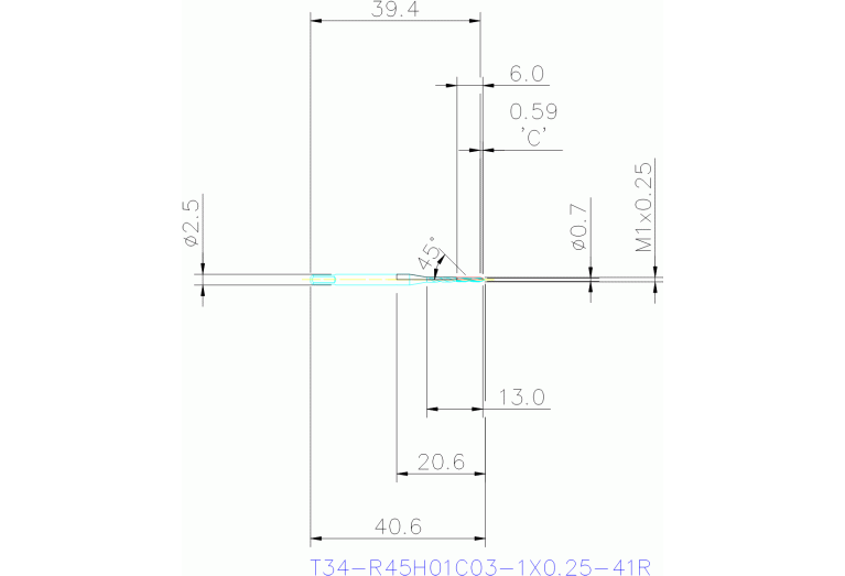 T34-R45H01C03-1X0.25-41R