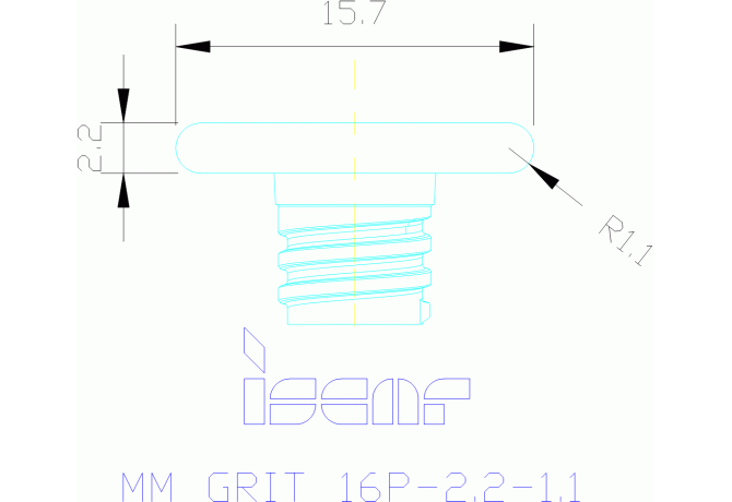 MM GRIT 16P-2.20-1.10 IC528