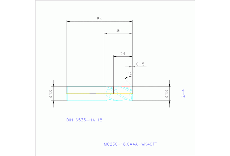 MC230-18.0A4A-WK40TF