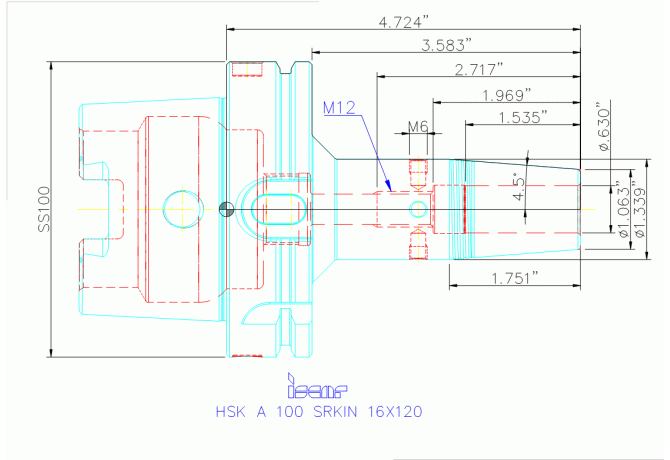 HSK A100 SRKIN16X120
