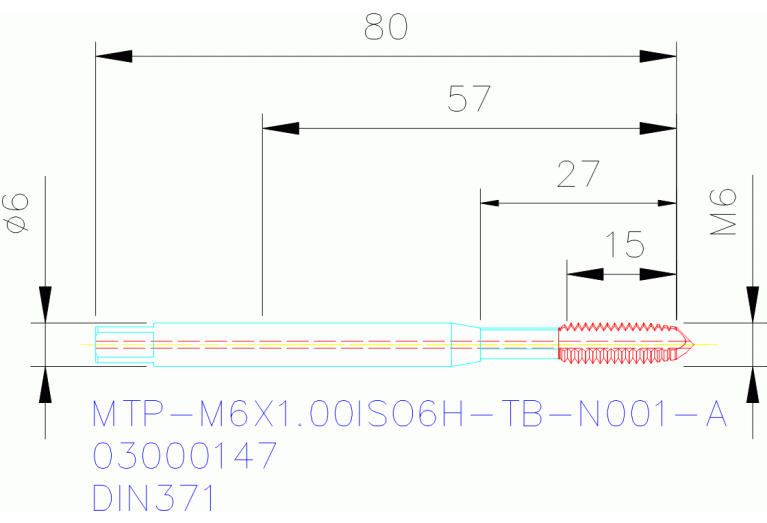 MTP-M6X1.00ISO6H-TB-N001-A
