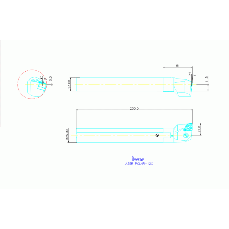 A25R PCLNR-12X