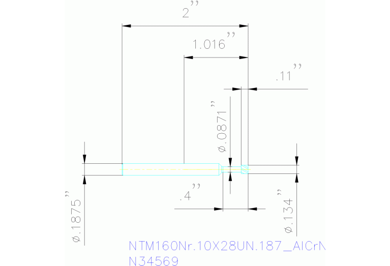 NTM160NR.10X28UN.187 ALCRN