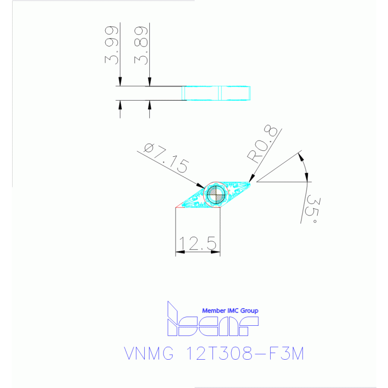 VNMG 12T308-F3M IC806