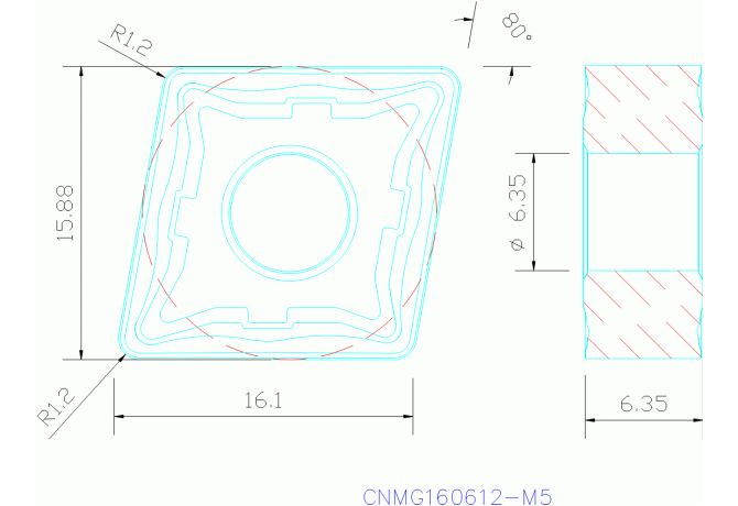 CNMG160612-M5 TM2000