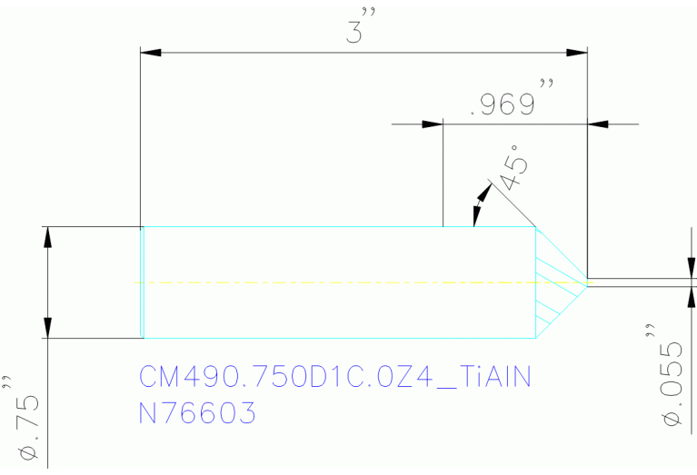 CM490.750D1C.0Z4 TIALN