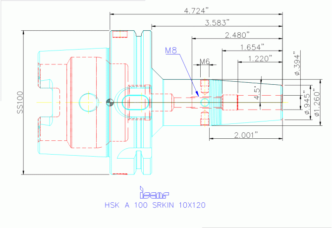 HSK A100 SRKIN10X120
