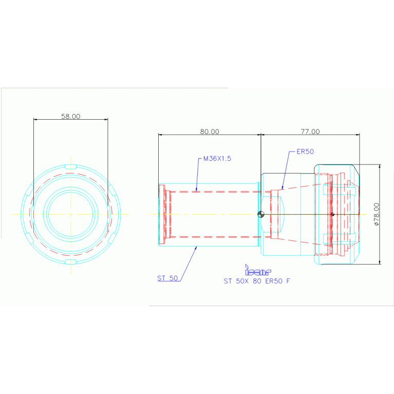 ST 50X 80 ER50 F