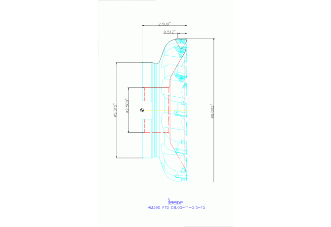 HM390 FTD D8.00-11-2.5-15