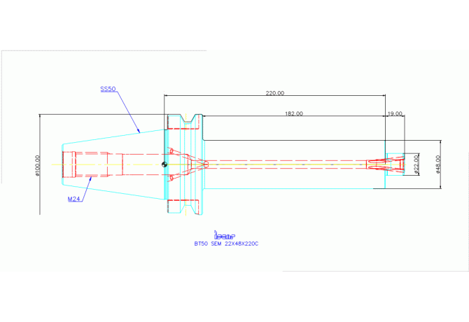 BT50 SEM 22X48X220C