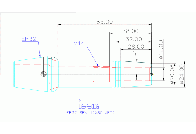 ER32 SRK 12X85 JET2