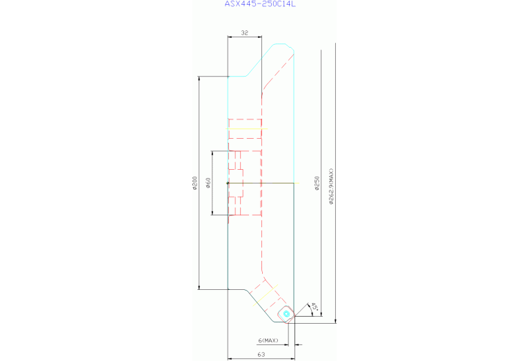 ASX445-250C14L