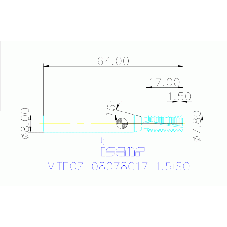MTECZ 08078C17 1.5ISO IC908