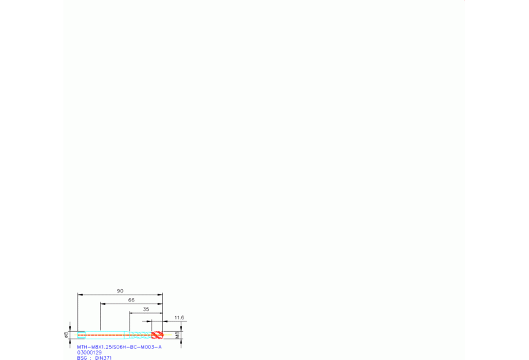 MTH-M8X1.25ISO6H-BC-M003-A