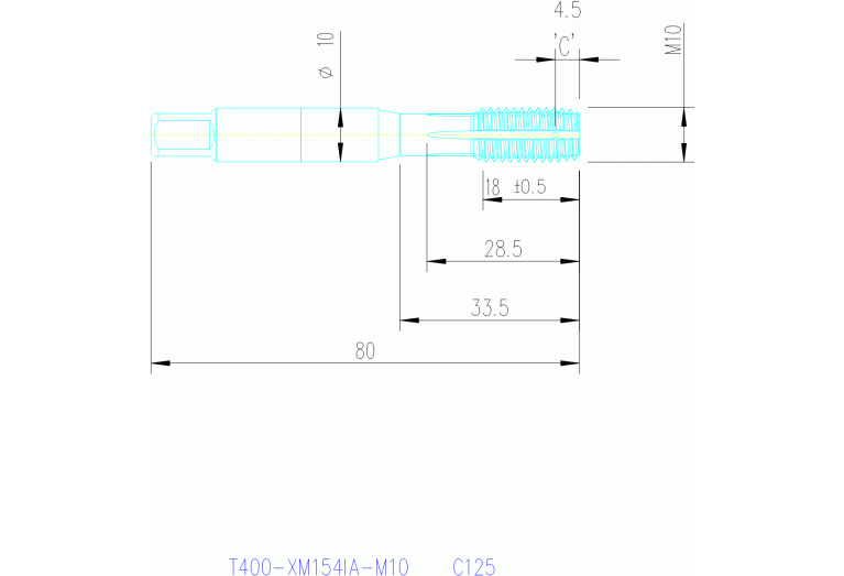 T400-XM154IA-M10 C125