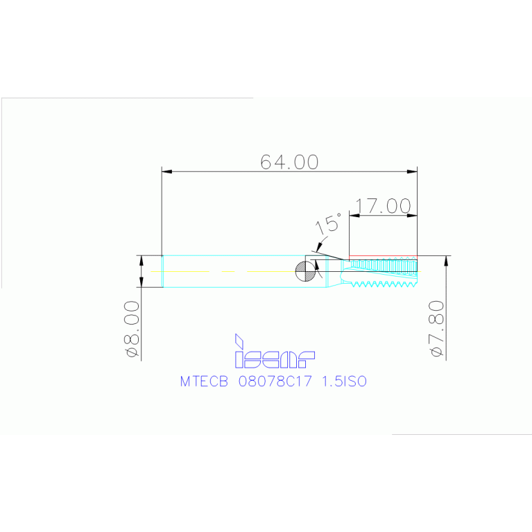 MTECB 08078C17 1.5ISO IC908