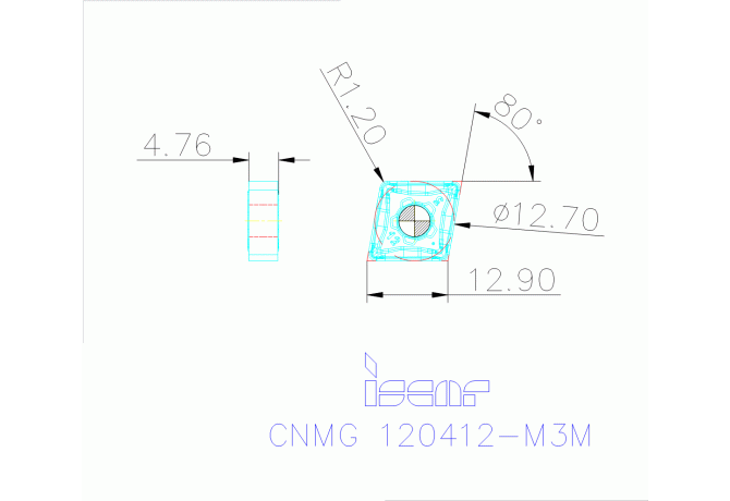 CNMG 120412-M3M IC6015